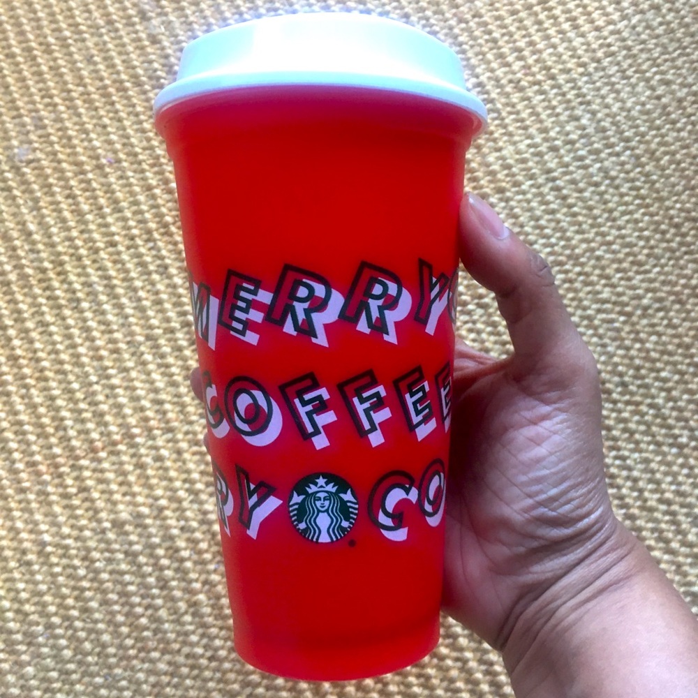 Starbucks Limited Edition 2019 Holiday Red Merry Coffee Cup